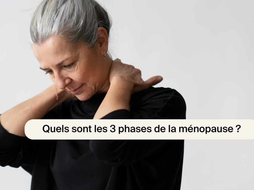 Quels sont les 3 phases de la ménopause ?