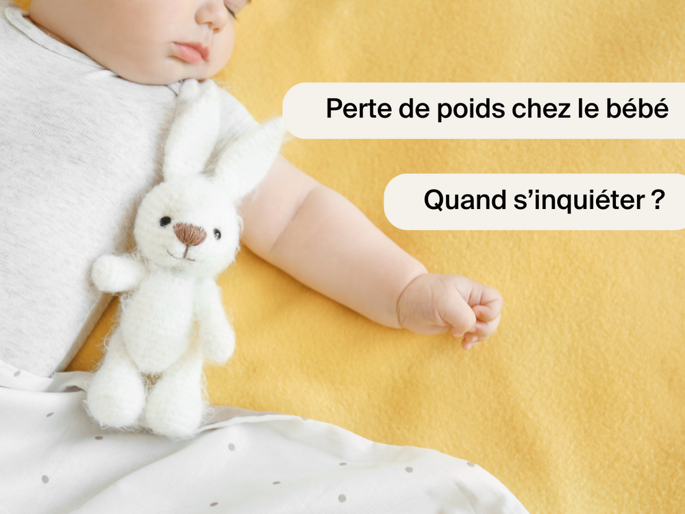 Perte de poids bébé quand s'inquiéter ?