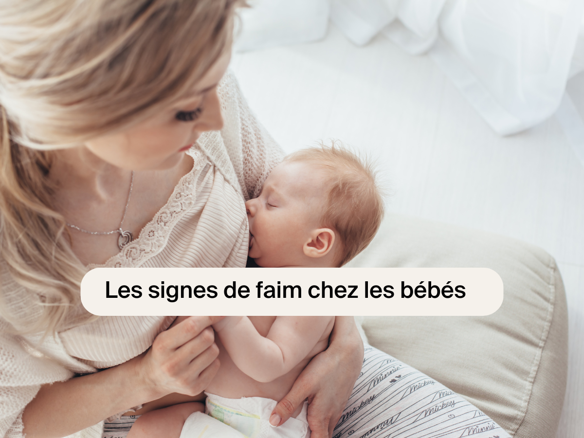 Les signes de faim chez les bébés