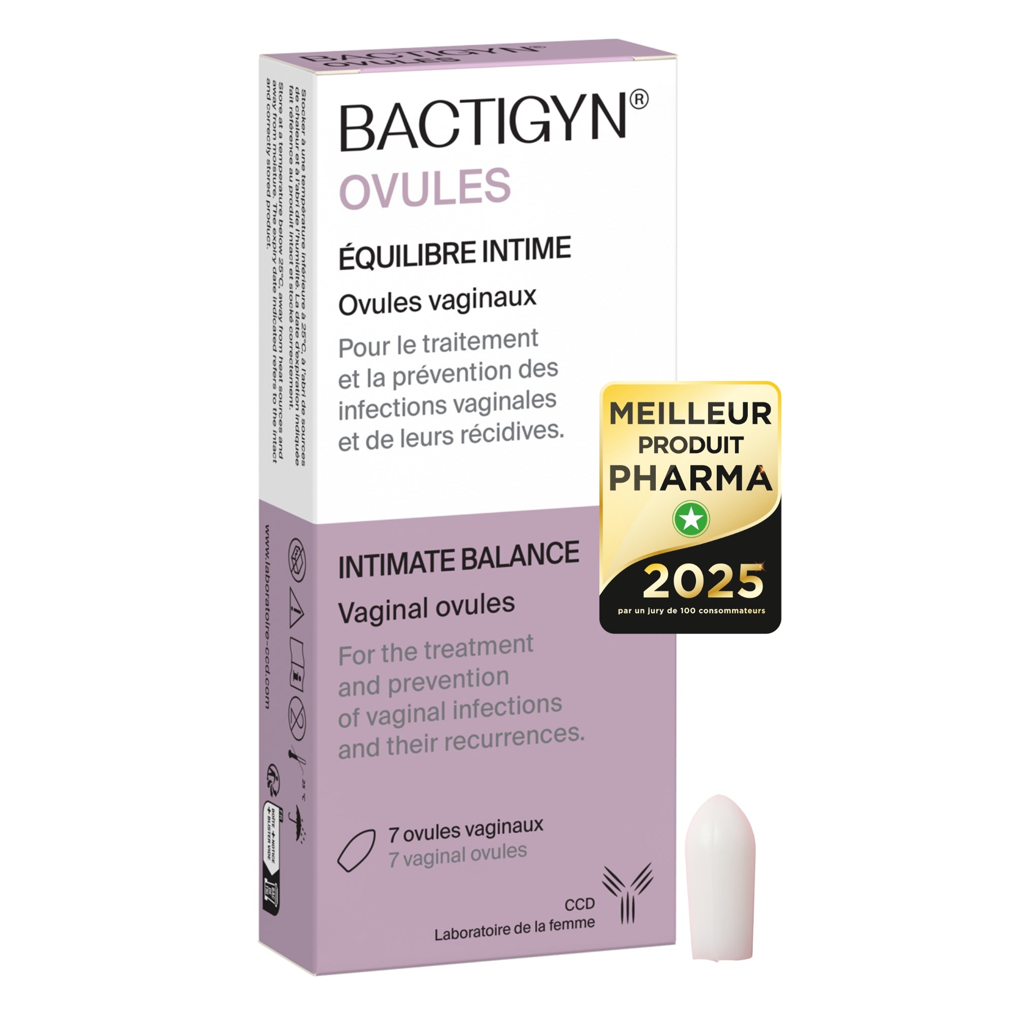 Bactigyn Ovules vaginaux postbiotiques