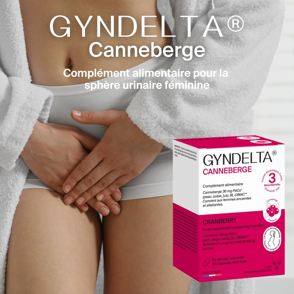 Gyndelta Canneberge - Sphère Urinaire 36 mg PACs - 90 gélules