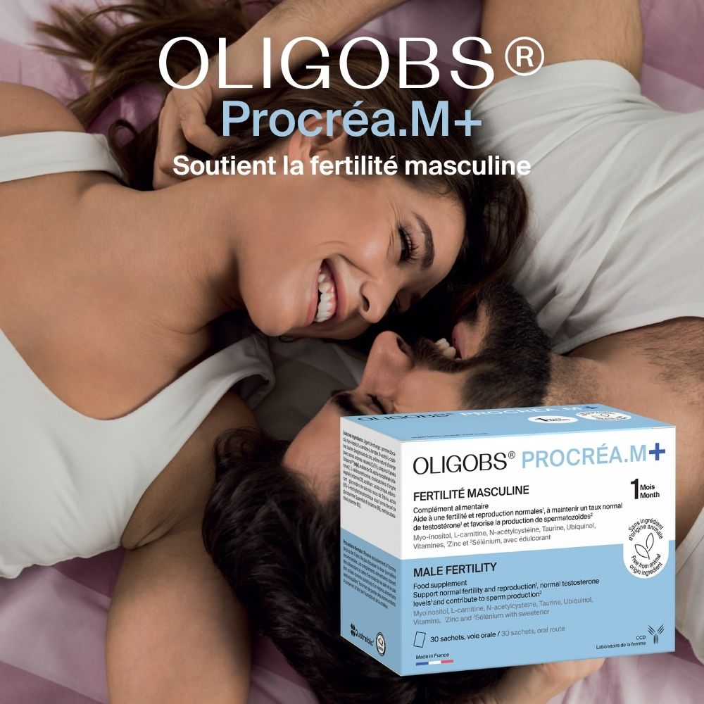 Oligobs Procrea M+ - Soutien de la Fertilité Masculine - 1 mois