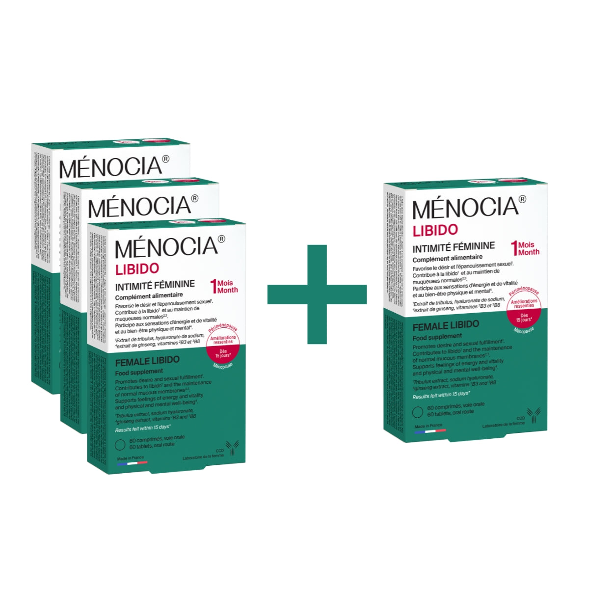 Ménocia Libido - 3+1 offert