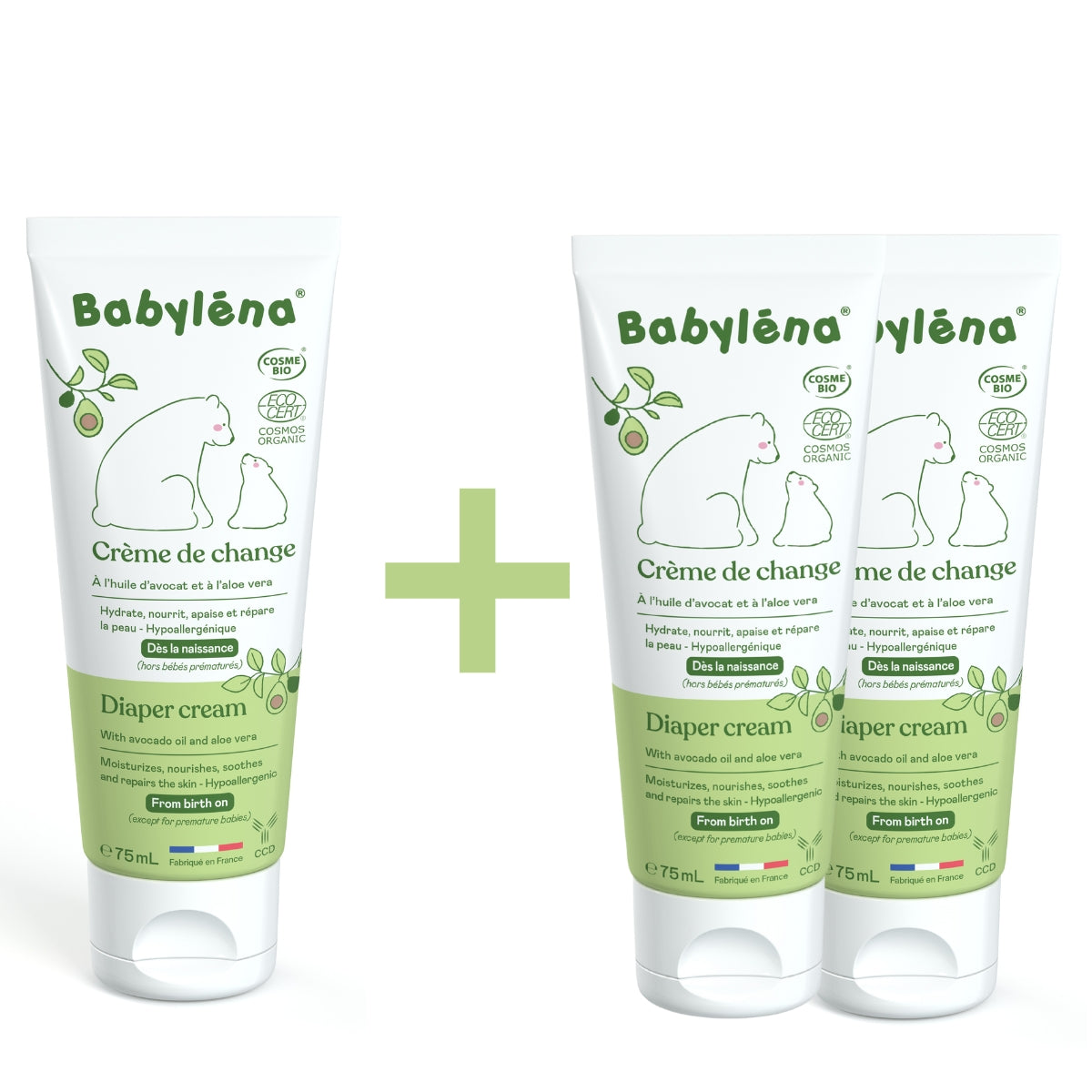 Crème de change 1 achetée = 2 offerte