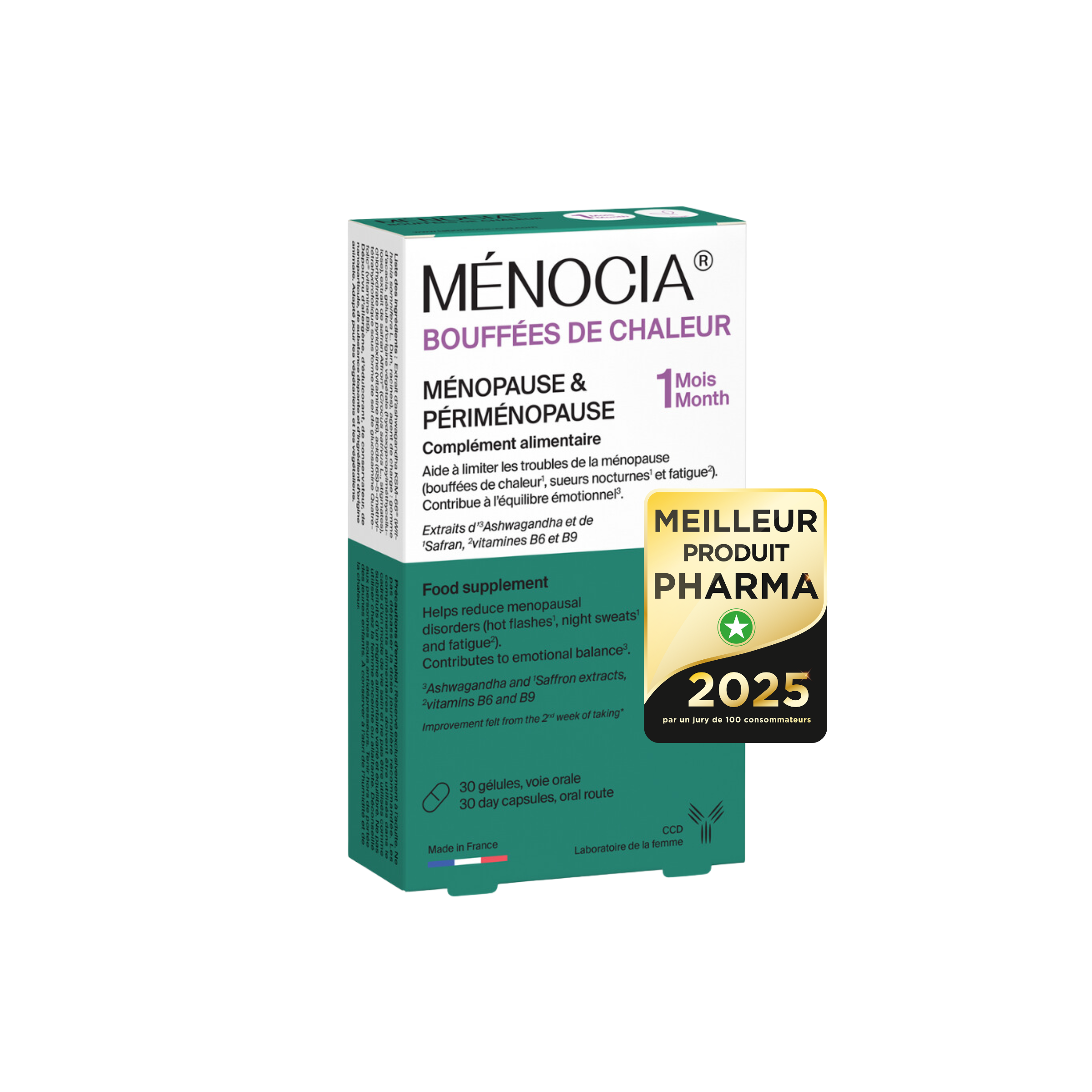 Ménocia Bouffées de chaleur - Cure 1 mois