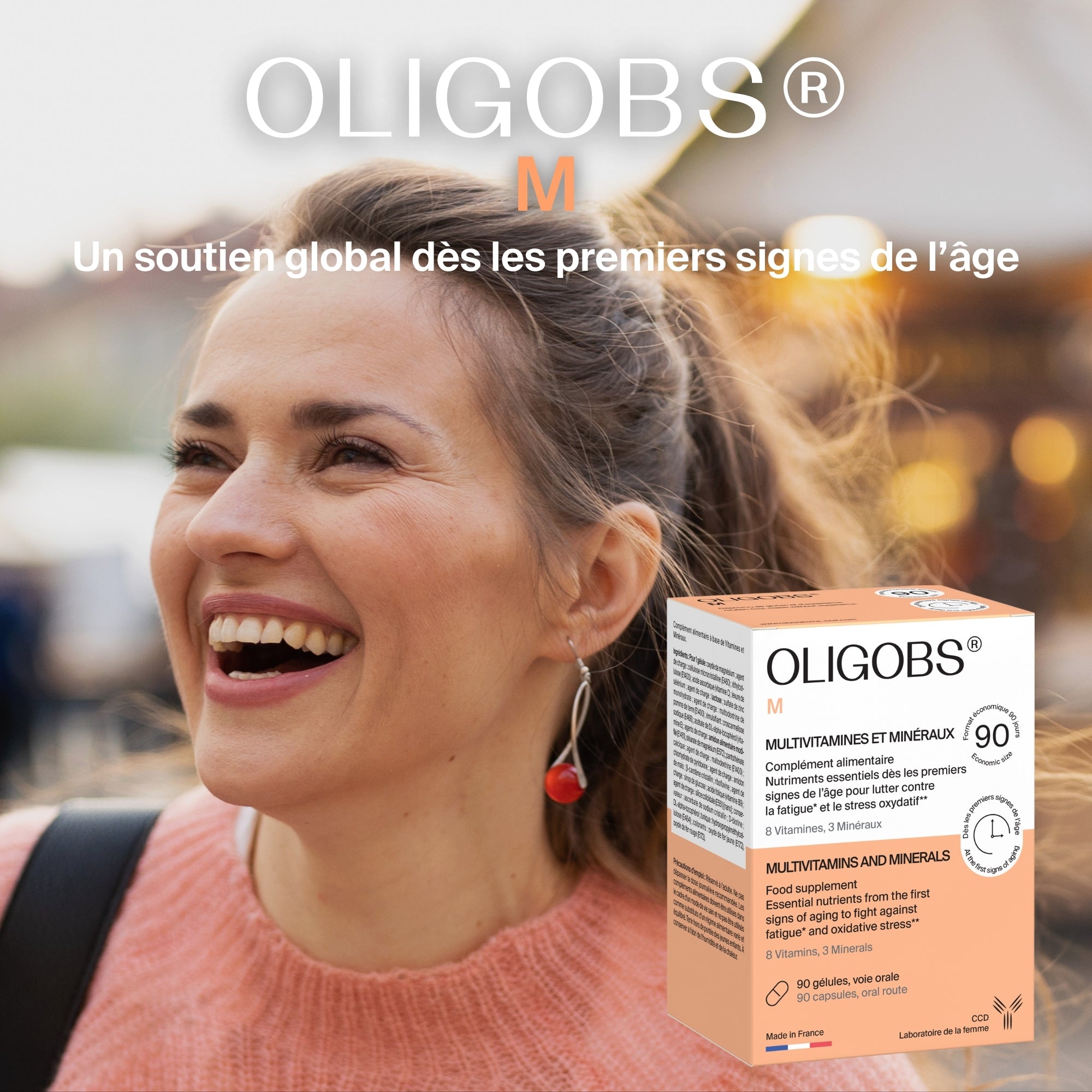 Oligobs M - Vitalité et Équilibre dès 40 ans - Cure 3 mois