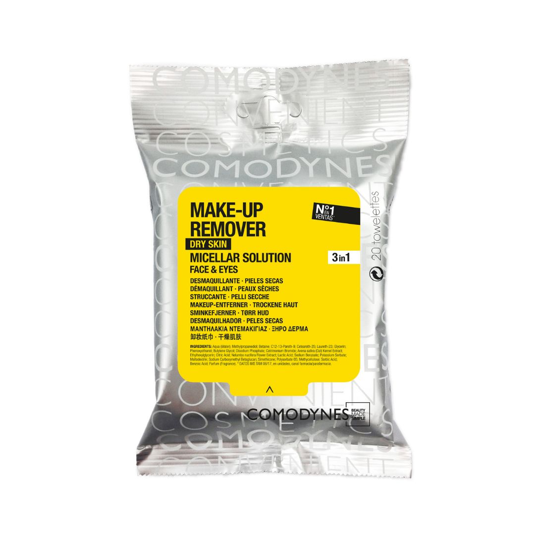 Lingettes démaquillantes peaux sèches