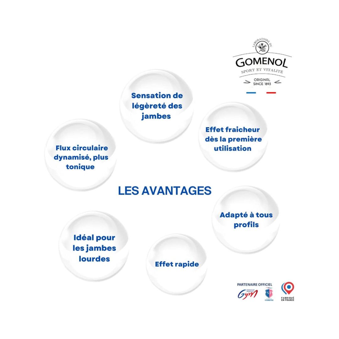 Baume jambes légères